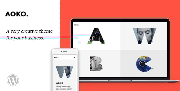 Aoko - Creative WordPress Theme Logo